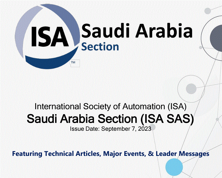 ISA SAS Newsletter 2023 – ISA Saudi Arabia Section